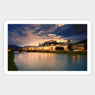 Salzburg sunset Sticker